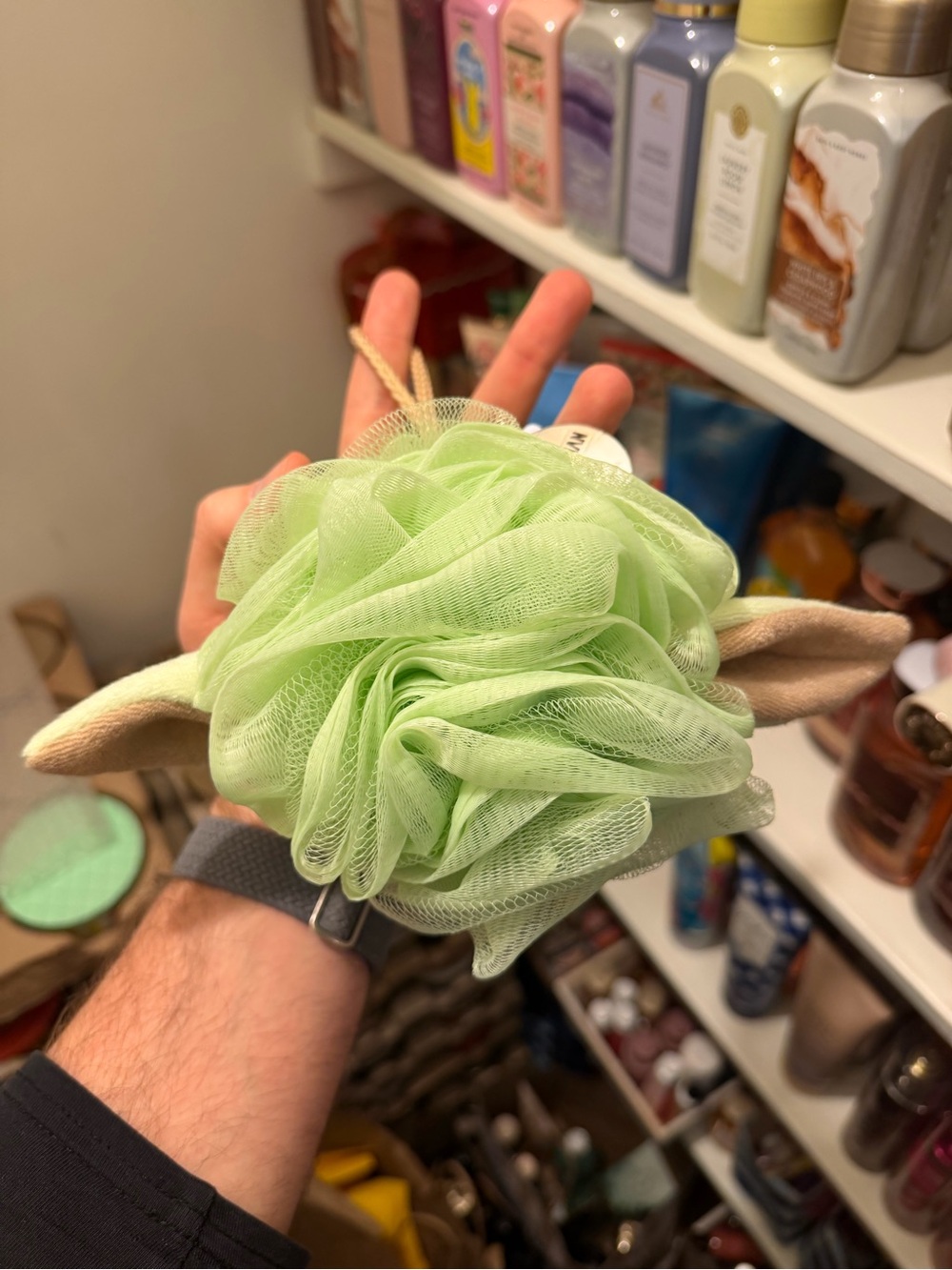 Bath & Body Works x Star Wars Grogu Loofa